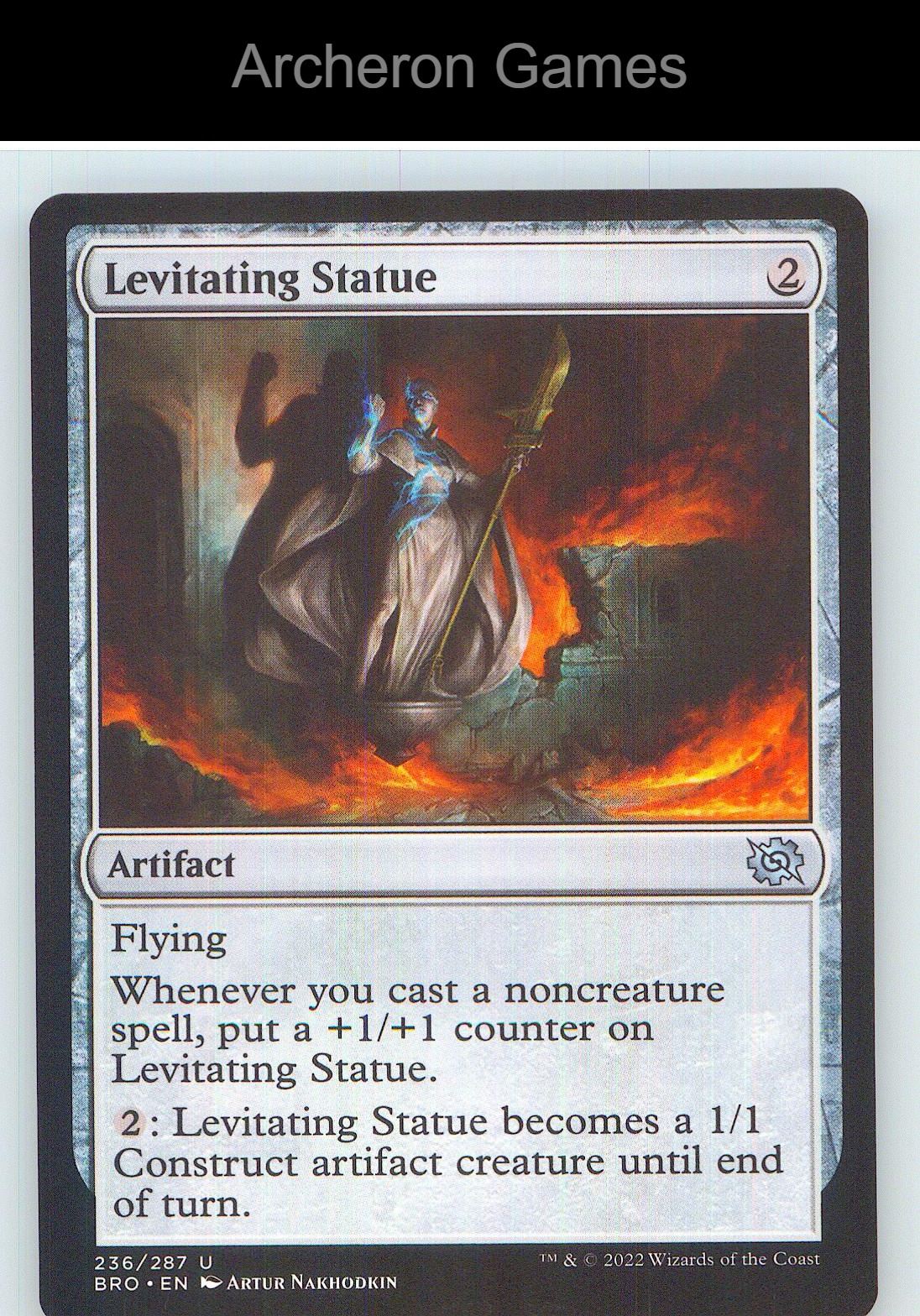 Levitating Statue BRO 236 UC MTG Card NM/EX+