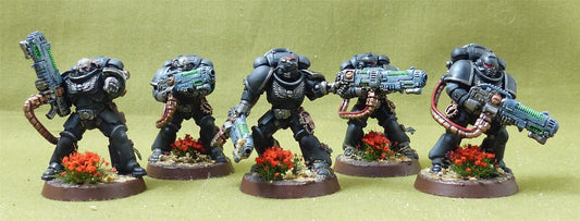 Primaris Hellblasters painted - Iron Hands - Warhammer 40K #73P