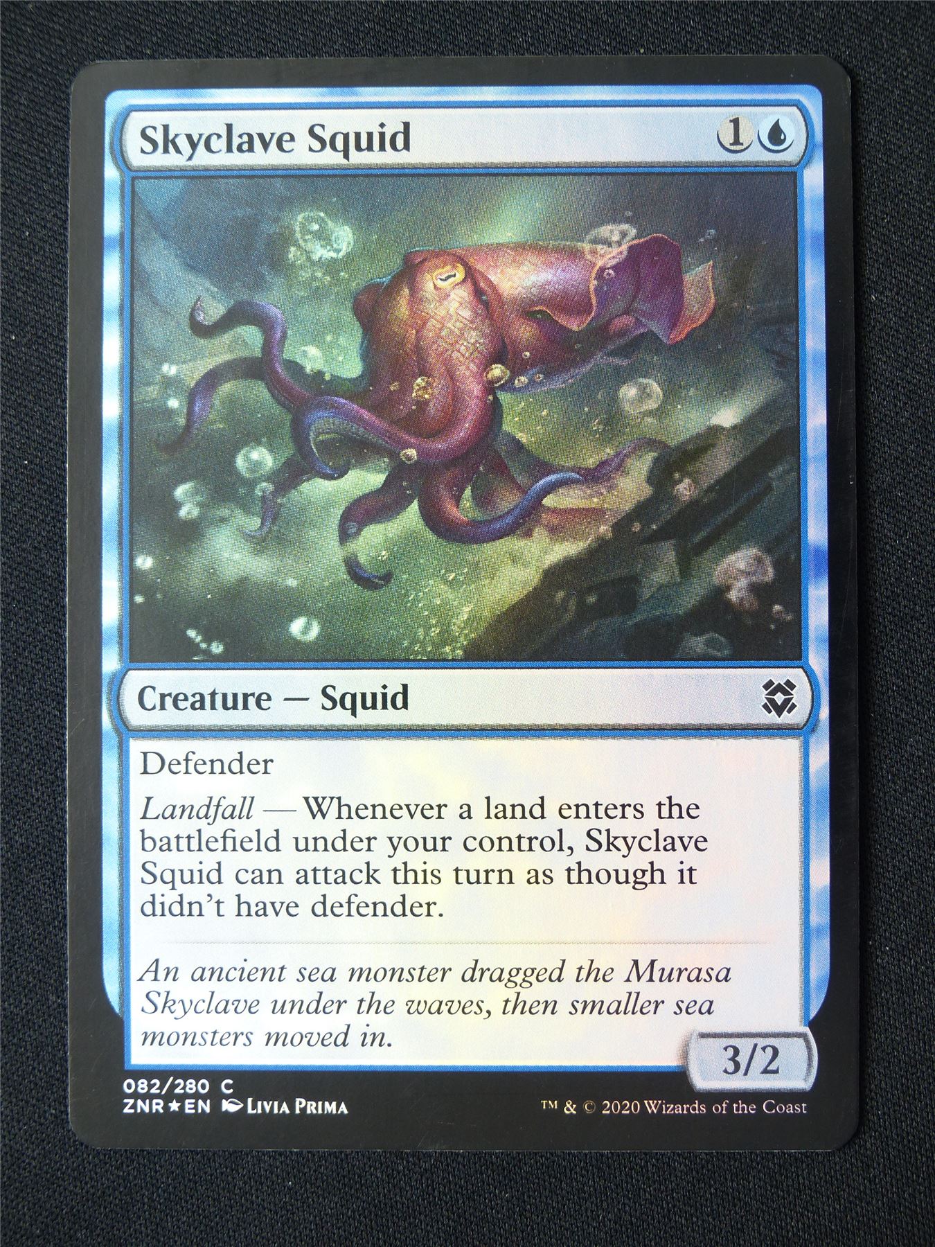 Skyclave Squid Foil - ZNR - Mtg Card #9C4