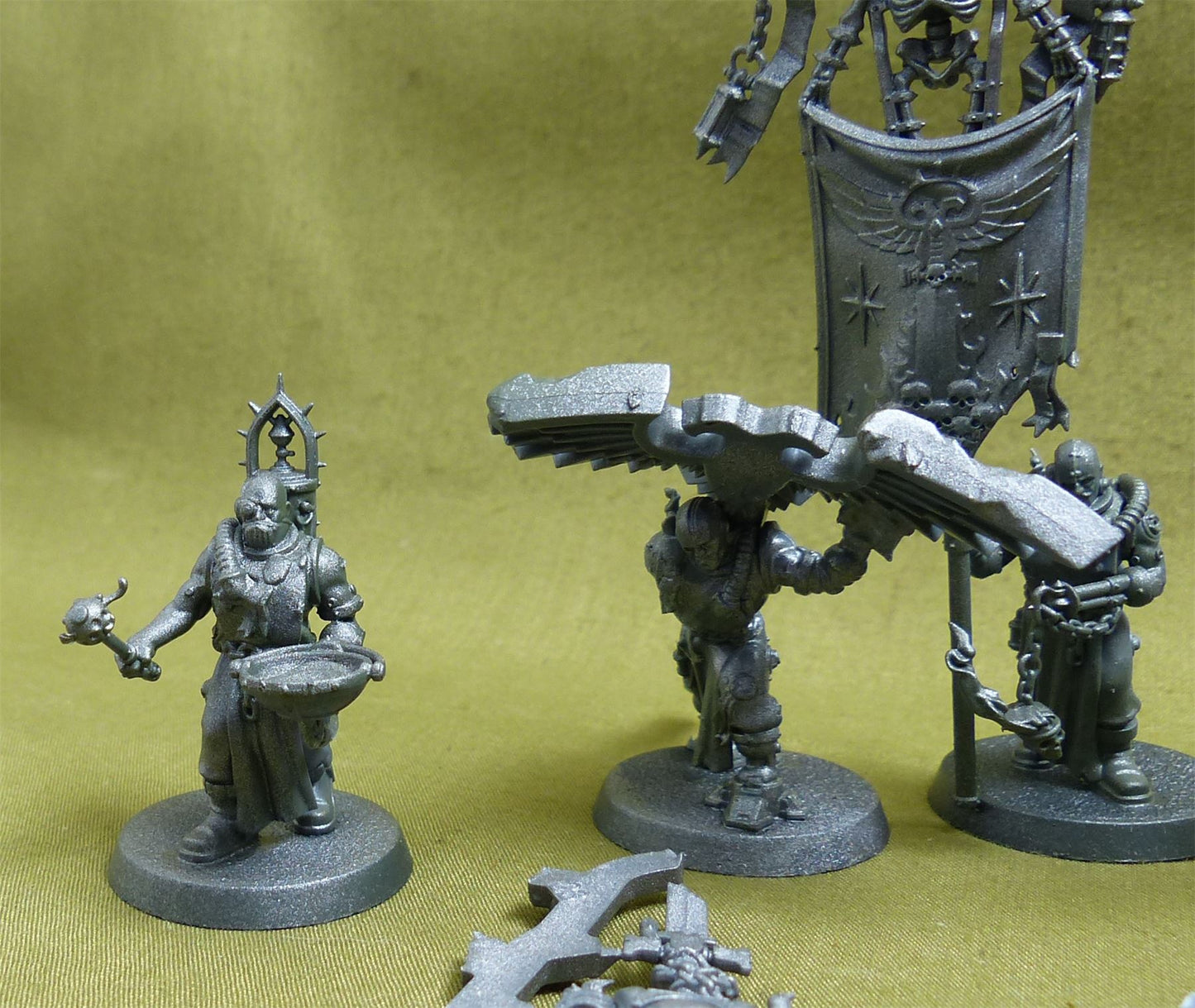 Chaplain Grimaldus & Retinue - Black Templars - Warhammer 40K #6NC