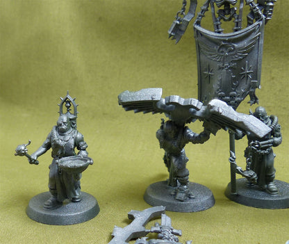 Chaplain Grimaldus & Retinue - Black Templars - Warhammer 40K #6NC