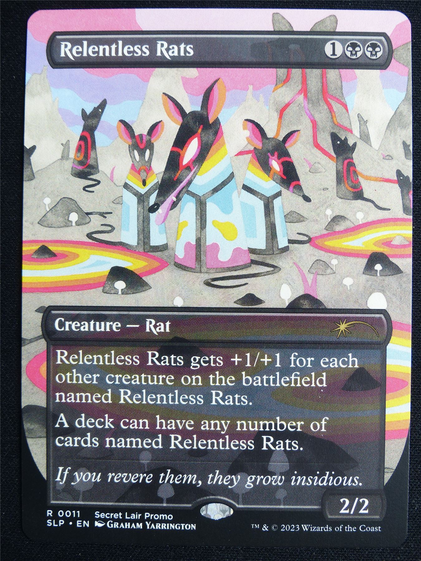 Relentless Rats Borderless - SLP - Mtg Card #4NF