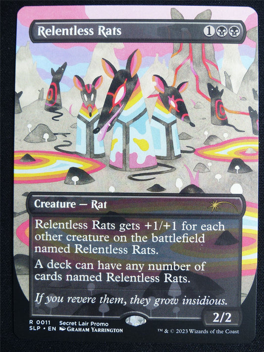 Relentless Rats Borderless - SLP - Mtg Card #4NF