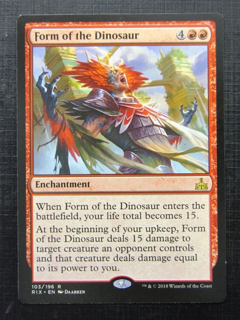 Form of the Dinosaur - Mtg Magic Card # C43