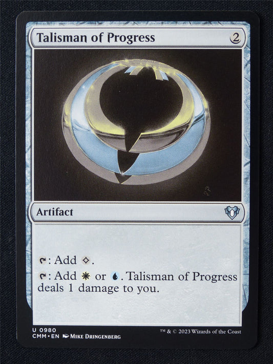 Talisman of Progress - CMM - Mtg Card #2C