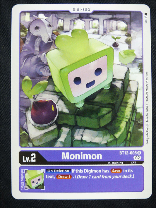 Monimon BT12-006 U - Digimon Card #LG