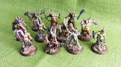 Poxwalkers Painted x 11 Models - Death Guard - Warhammer AoS 40k #E
