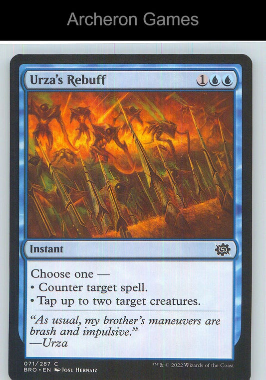 Urza's Rebuff BRO 71 C MTG Card NM/EX+