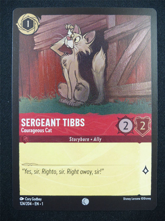 Sergeant Tibbs 124/204 Foil - Lorcana Card #MA