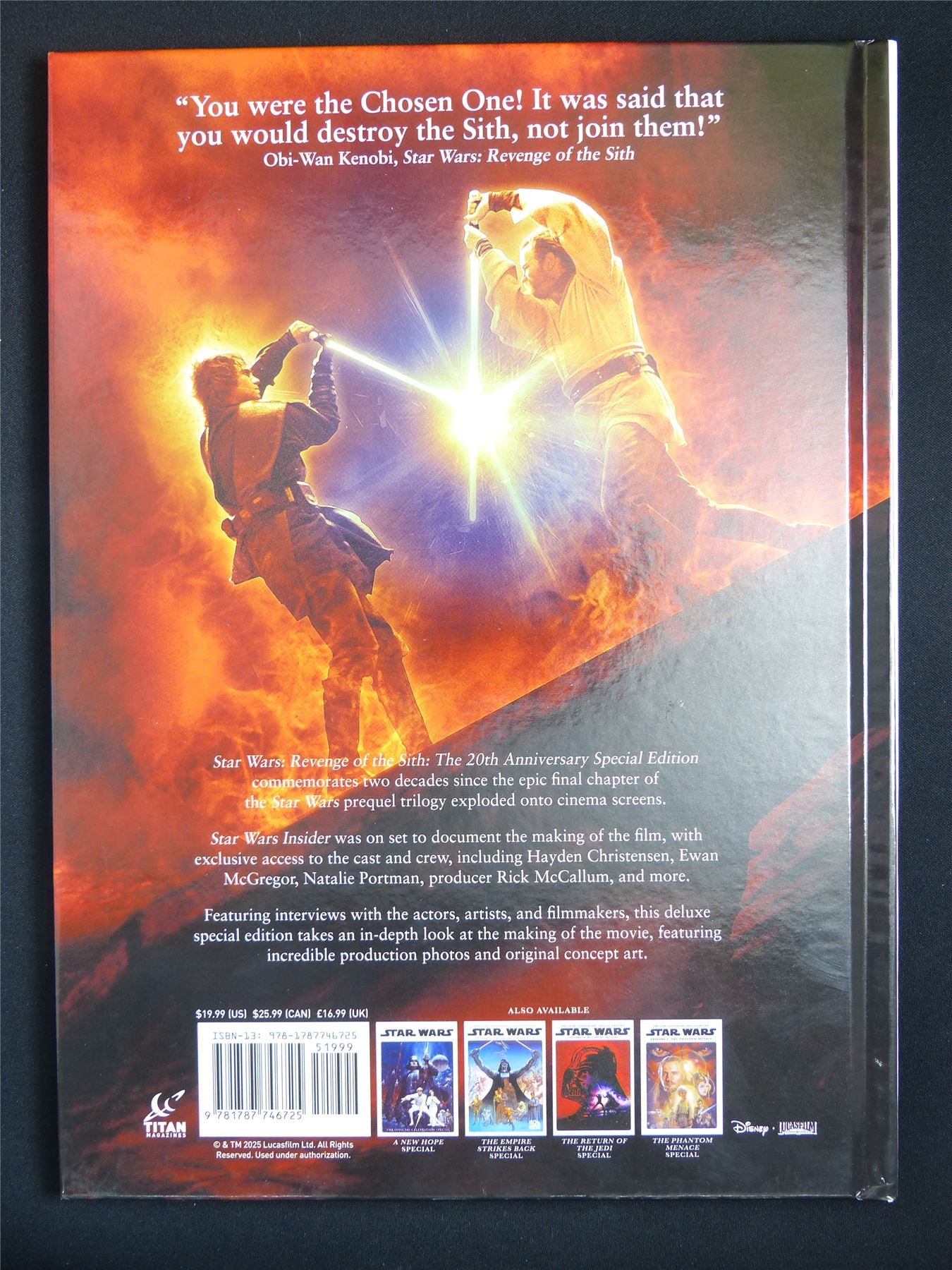 Insider Star Wars Episode III: Revenge of the Sith Special - Gift Book Hardback #25W