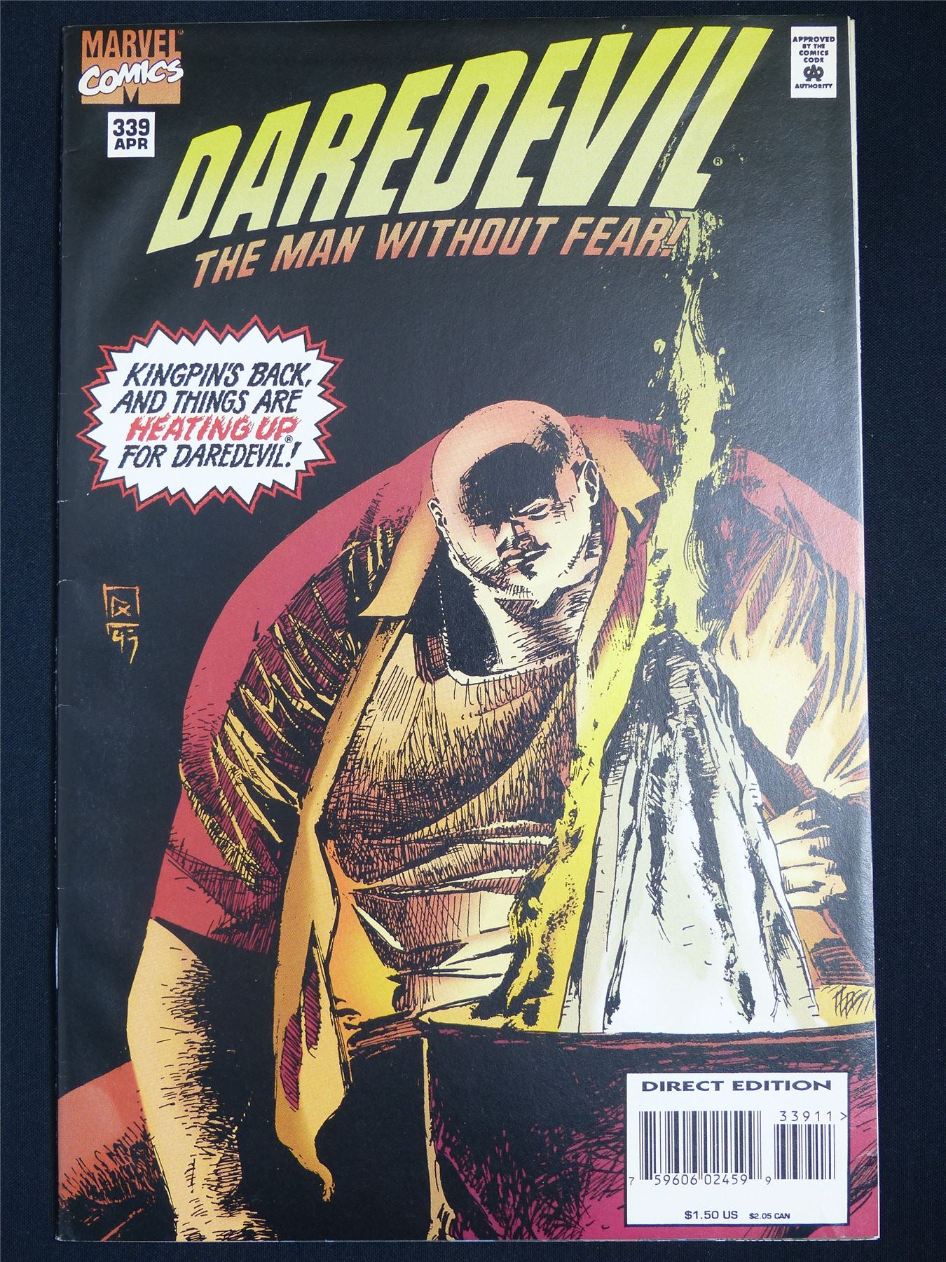 DAREDEVIL #339 - Marvel Comic #5JO