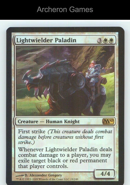 Lightwielder Paladin M10 19 R MTG Card NM/EX+ Foil