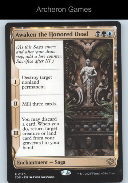 Awaken the Honored Dead 170 R MTG Card Tarkir: Dragonstorm