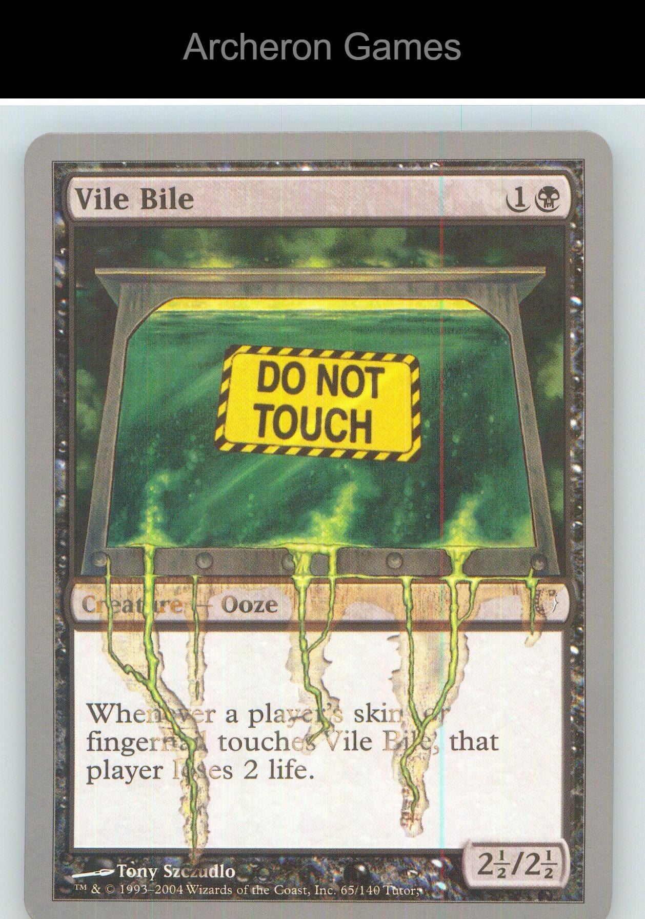 Vile Bile UNH 65 C MTG Card NM/EX+