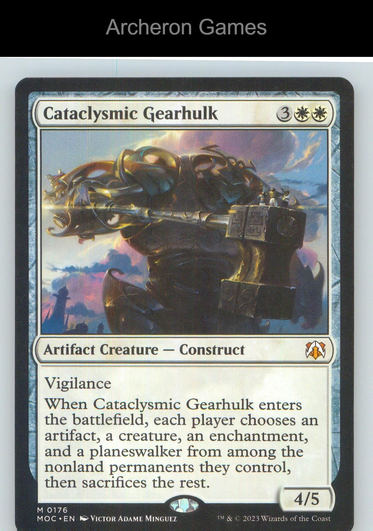 Cataclysmic Gearhulk MOC 176 Mythic MTG Card NM/EX+