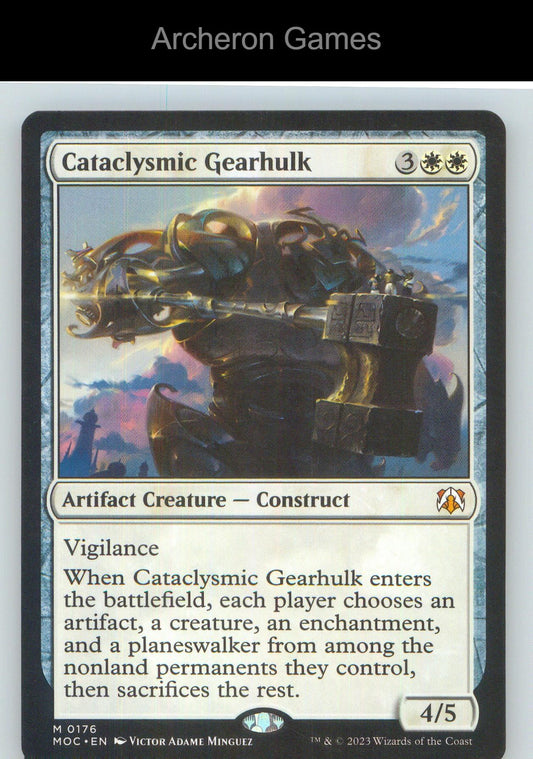 Cataclysmic Gearhulk MOC 176 Mythic MTG Card NM/EX+