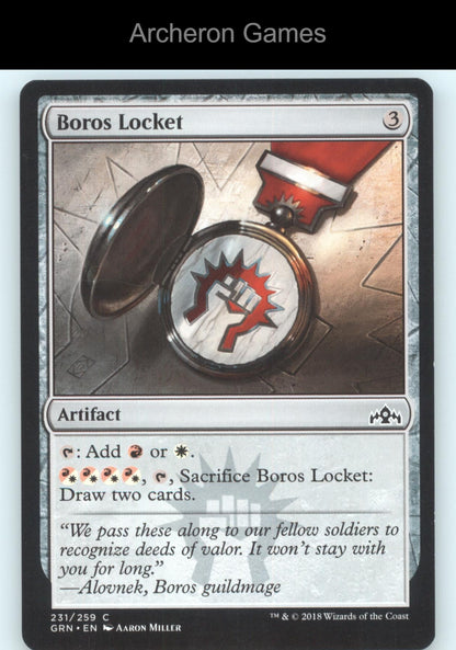 Boros Locket 231 C MTG Card Guilds of Ravnica