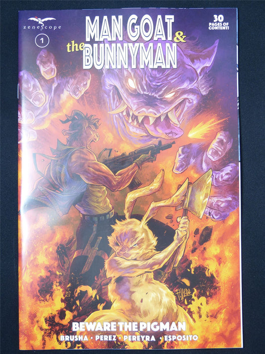 MAN Goat & The Bunnyman #1 - B&B Jul 2024 Zenescope Comic #3U0