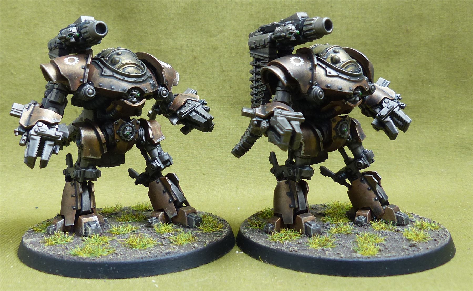 Castellax Battle-automata Maniple painted - Mechanicum - Warhammer