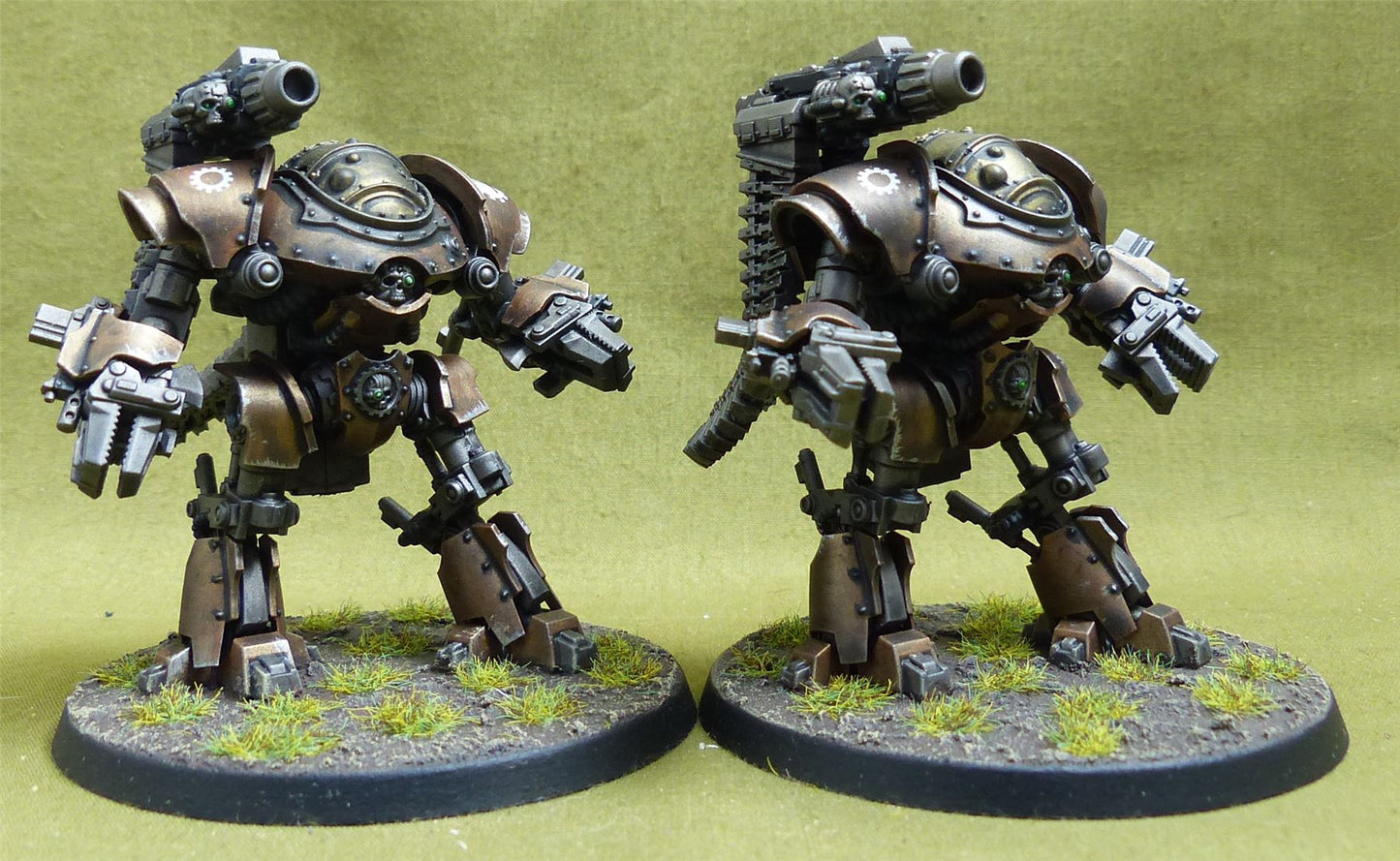 Castellax Battle-automata Maniple painted - Mechanicum - Warhammer Horus Heresy #EN