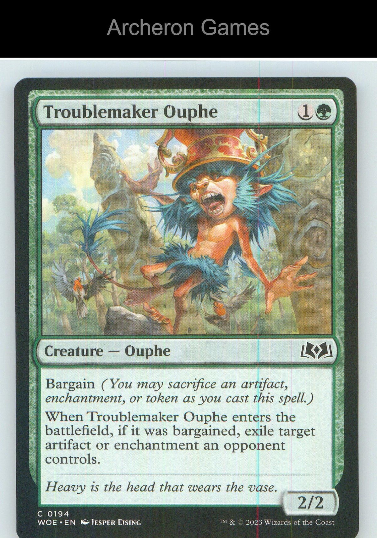 Troublemaker Ouphe WOE 194 C MTG Card NM/EX+