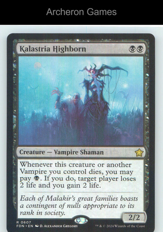 Kalastria Highborn FDN 607 R MTG Card NM/EX+