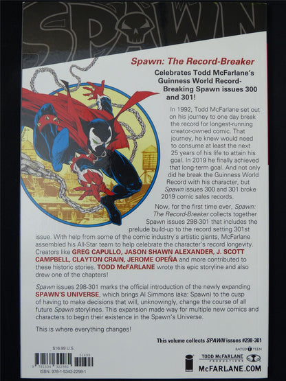 Spawn 298-301: The Record-Breaker Historic Setting Storyline - Image Graphic Softback #2TB