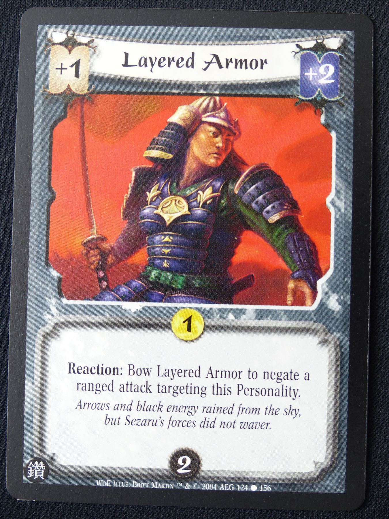 Fierce Bushi - WoE - Legend of the Five Rings L5R Card #133