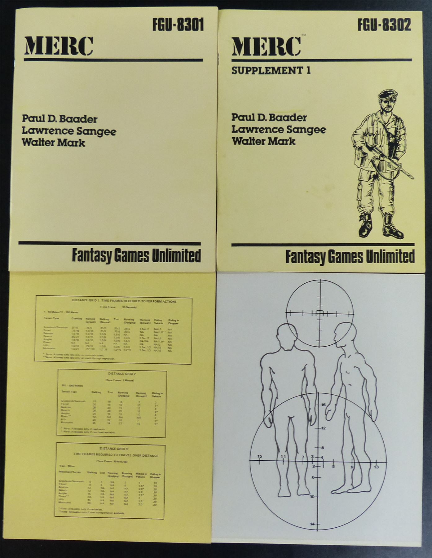 Merc Roleplaying Game of Counter Insurgence - Fantasy Games Unlimited #27A