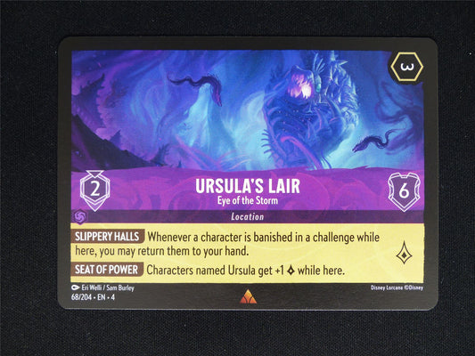 Ursula's Lair Eye of the Storm 68/204 - Lorcana Card #20T