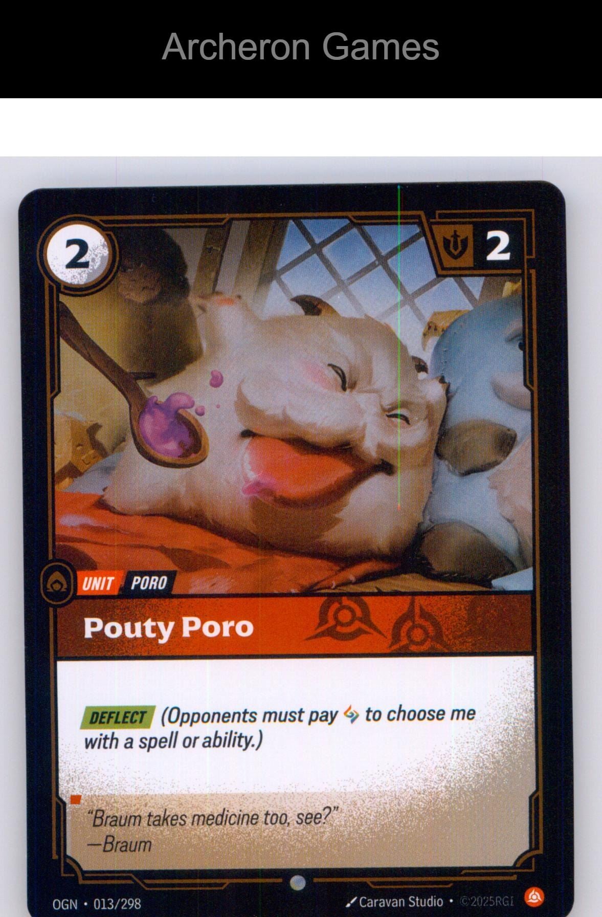 Pouty Poro OGN 013/298 C Origins Riftbound Card