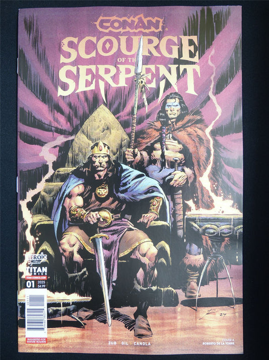 CONAN: Scourge of the Serpent #1 - Oct 2025 Titan Comic #4Z1