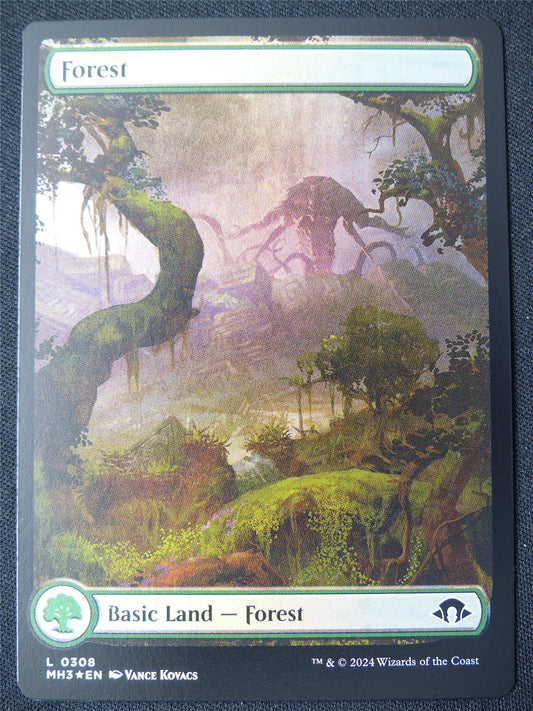 Forest Full Art Foil 0308 - MH3 - Mtg Card #48R