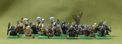 Classic Dwarf Warriors - Dwarves - Warhamer Fantasy #4WC