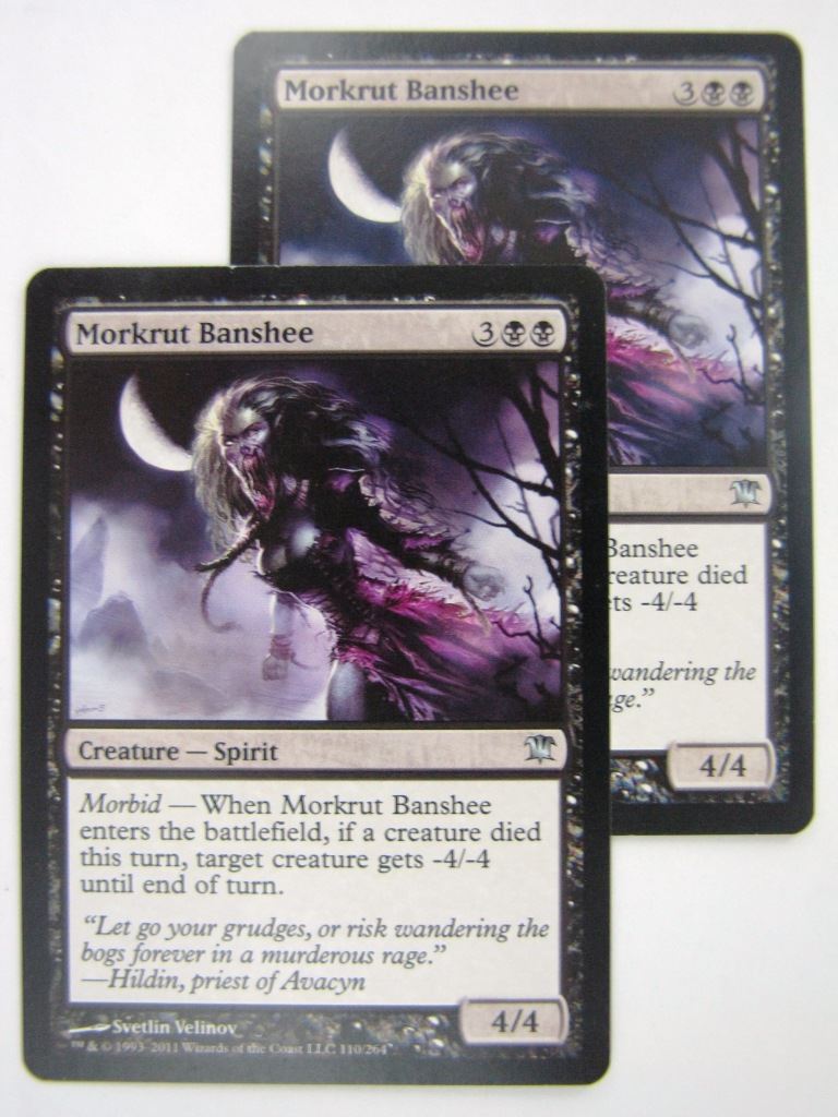MTG Magic Cards: MORKRUT BANSHEE x2 # 8G29