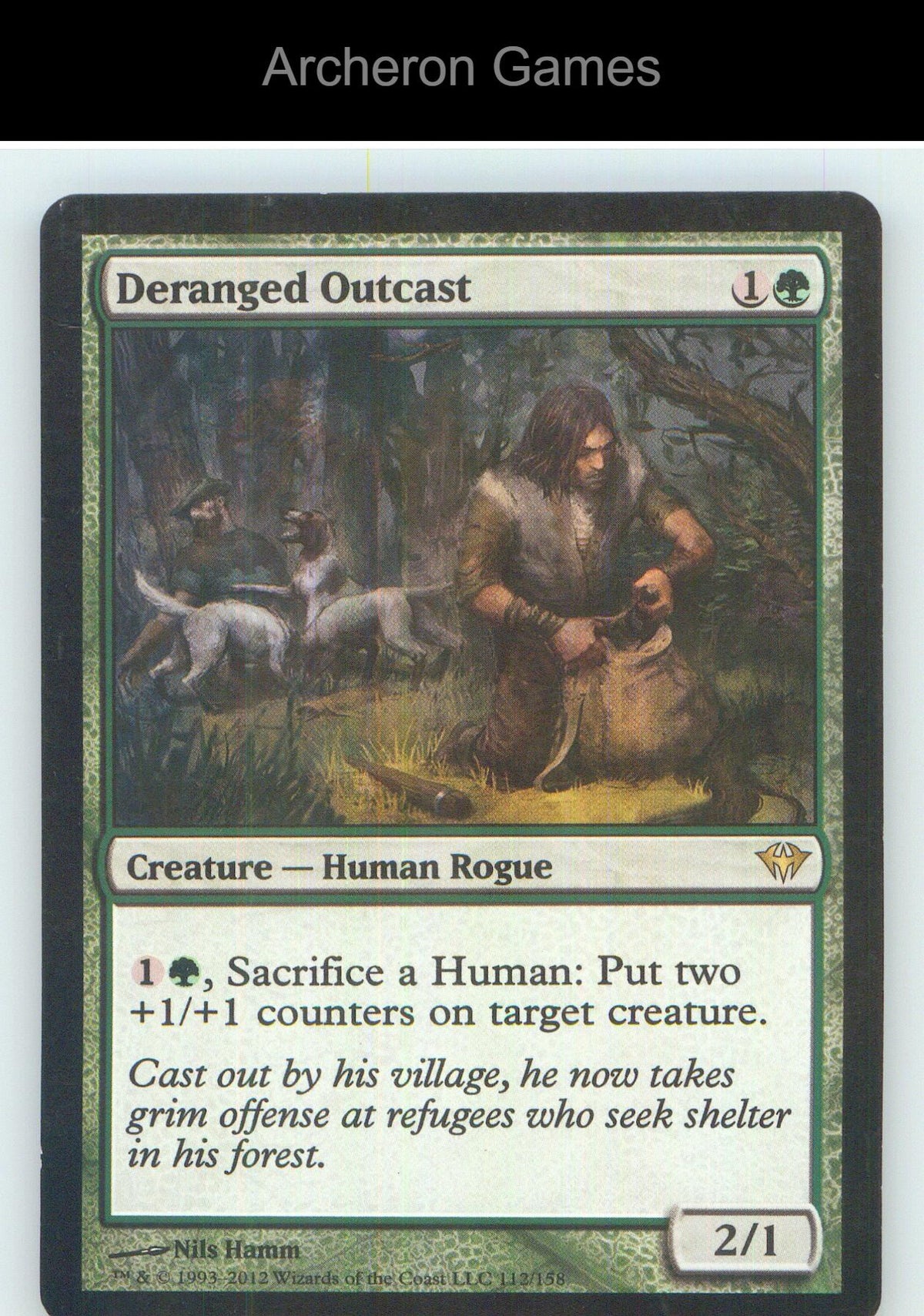 Deranged Outcast DKA 112 R MTG Card NM/EX+