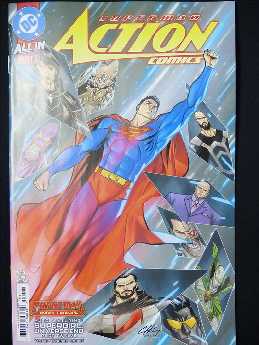 SUPERMAN Action Comics #1081 All-In - B&B Feb 2025 DC Comic #68L