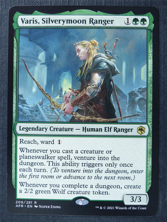 Varis Silverymoon Ranger - AFR - Mtg Card #2A0