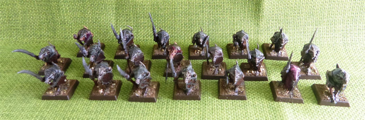 Skaven - Clan Rats - Painted x 20 - Warhammer AoS 40k #FM