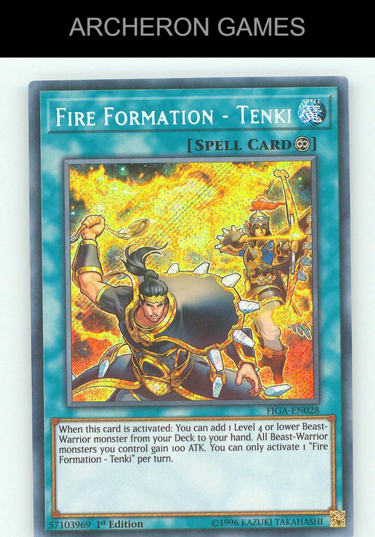 Fire Formation - Tenki SEC YUGIOH Card