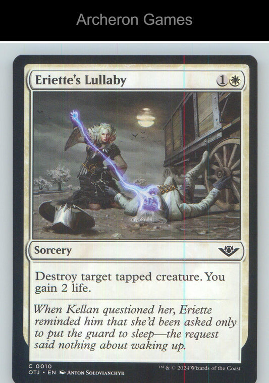 Eriette's Lullaby OTJ 10 C MTG Card NM/EX+
