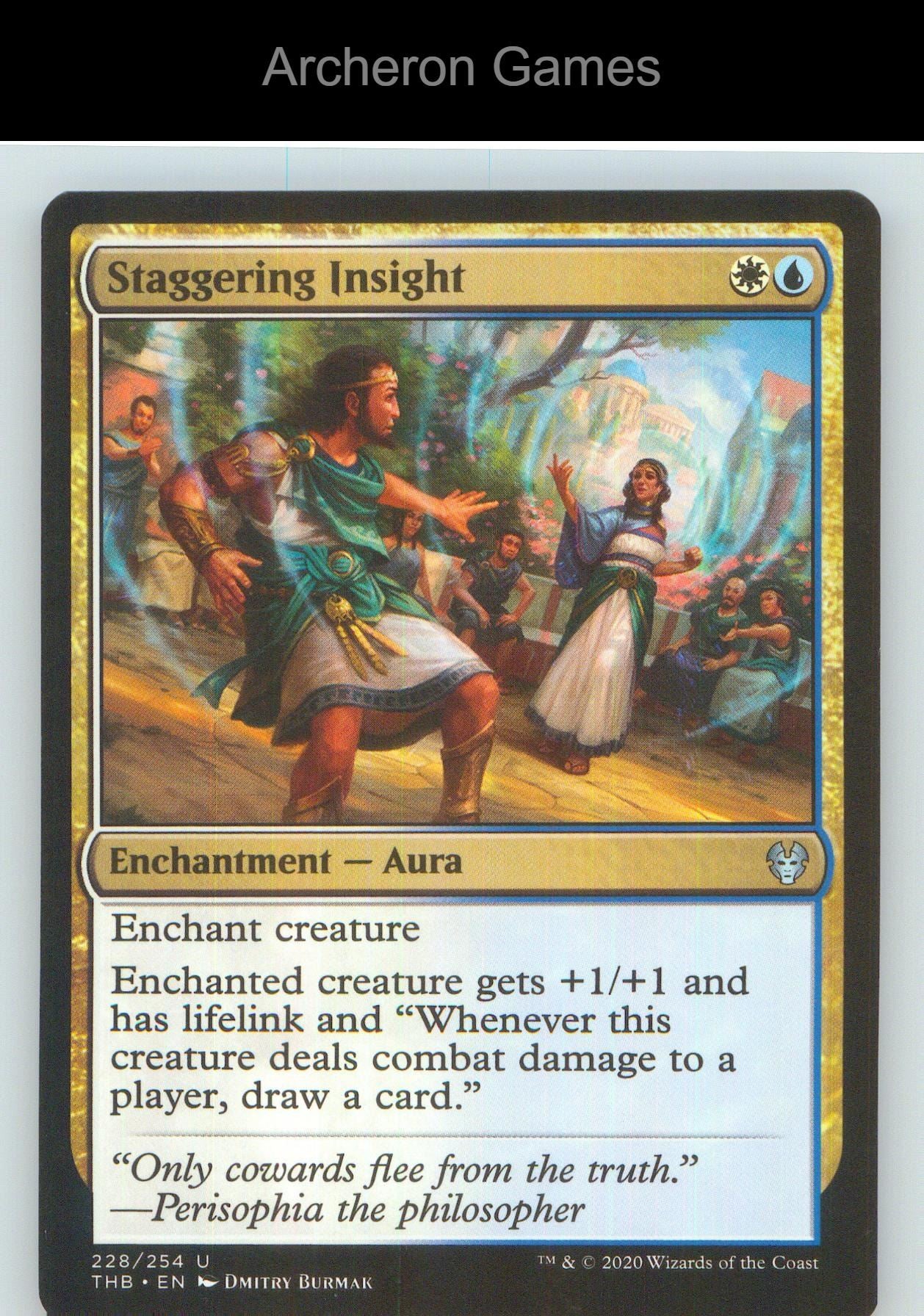 Staggering Insight THB 228 UC MTG Card NM/EX+