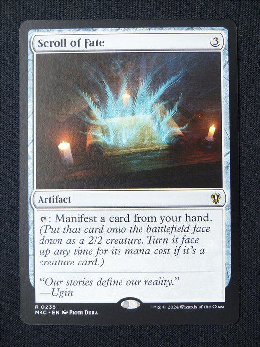 Scroll of Fate - MKC - Mtg Card #3GW