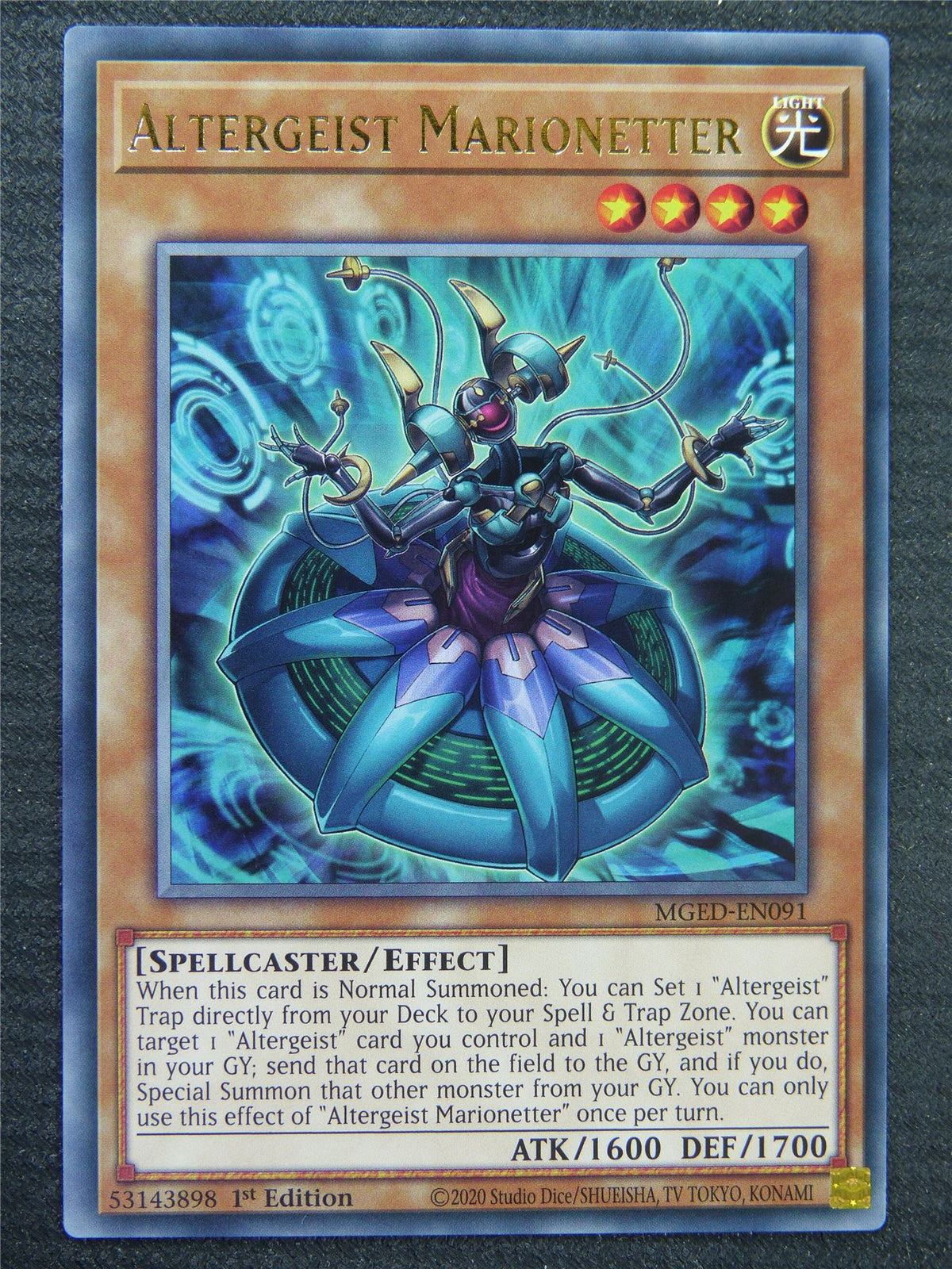 Altergeist Marionetter MGED Rare - 1st ed - Yugioh Card #8RS