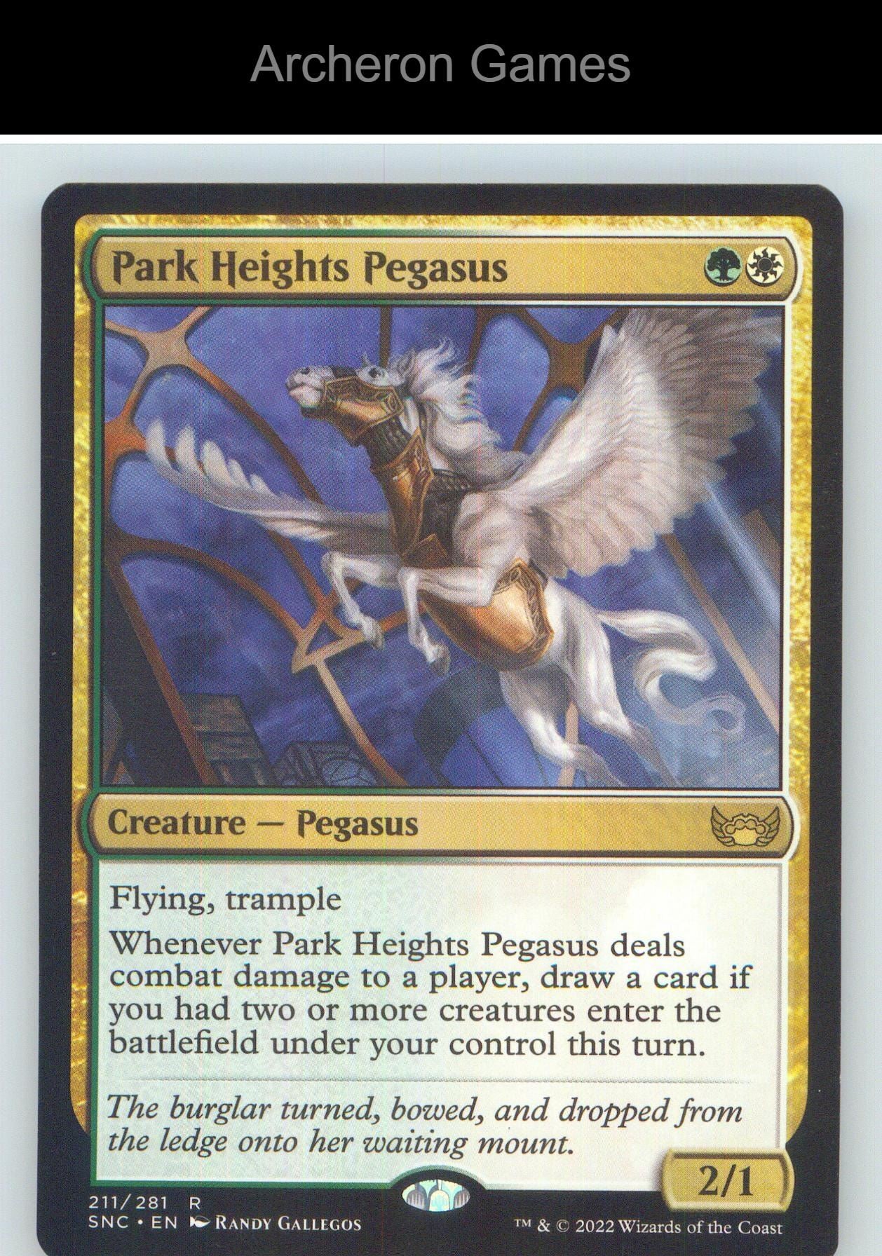 Park Heights Pegasus SNC 211 R MTG Card NM/EX+