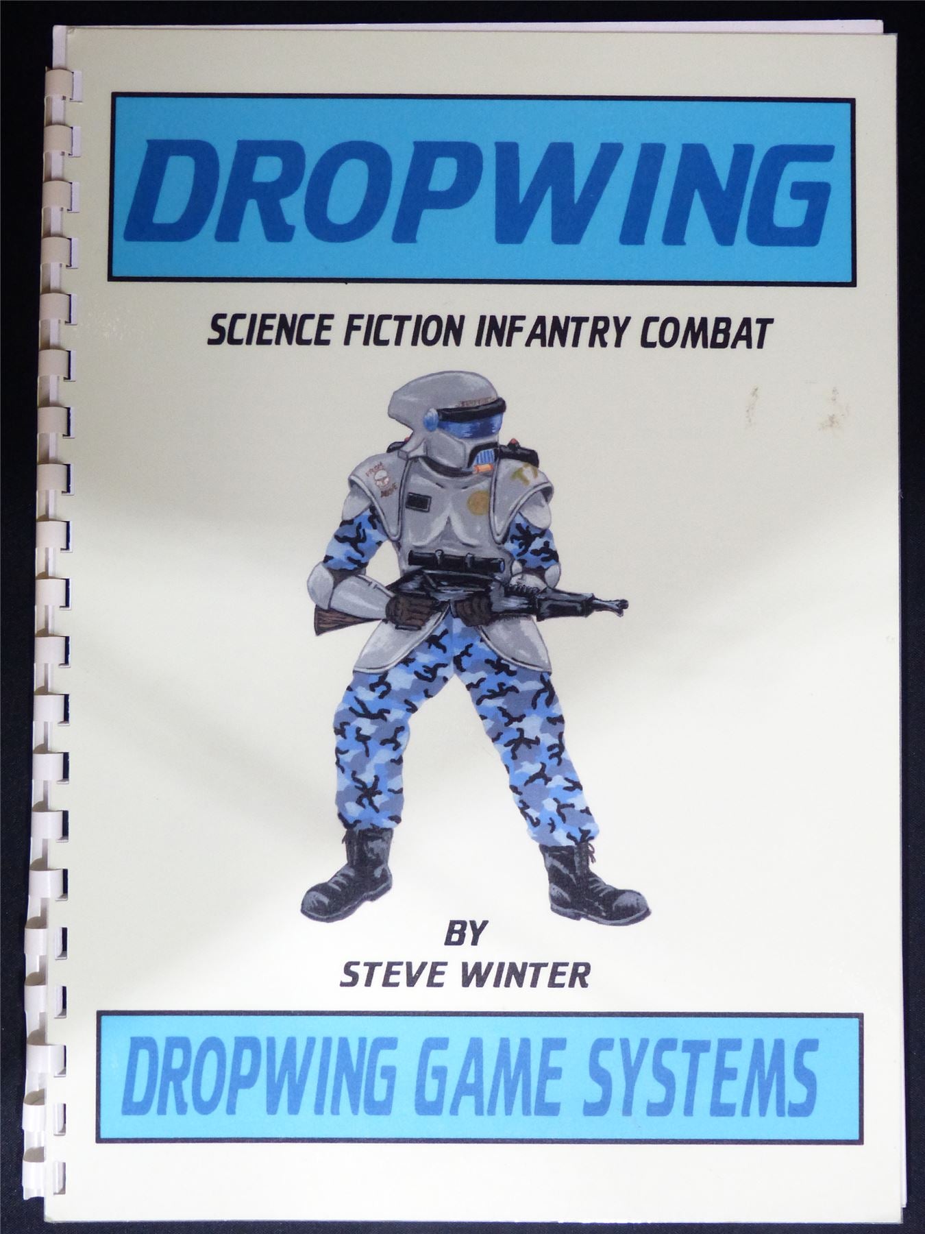 Dropwing Science Fiction infantry Combat - Miniatures Rulebook Booklet #1WY