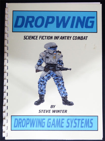 Dropwing Science Fiction infantry Combat - Miniatures Rulebook Booklet #1WY