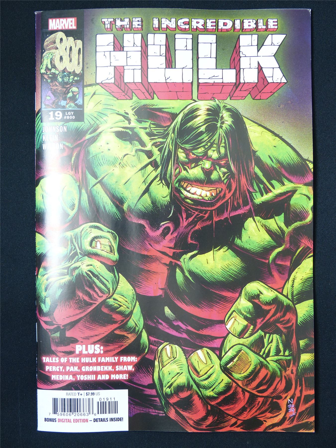 The Incredible HULK #19 - B&B Jan 2025 Marvel Comic #4LS