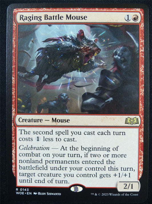 Raging Battle Mouse - WOE - Mtg Card #2Z6