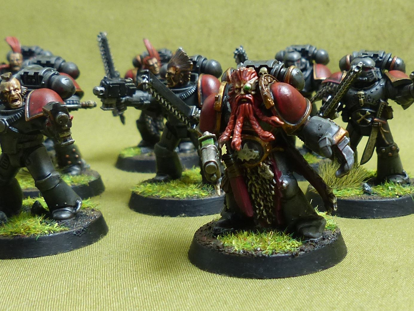 MKII Tactical Squad set of 10 painted - Space Wolves - Warhammer Horus Heresy #4XI